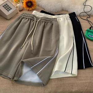 Pantalones Cortos Deportivos de Algodón Esenciales para Hombre, Marca Personalizada, Diseño Nuevo, Envío Rápido, Forro de Punto, Bolsillo con Cremallera - Product Image 3