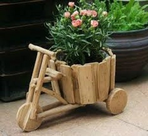 Attractive Modern Wood Planter Design Eco-Friendly Handmade Wooden Flower <b>Vase</b> <b>Small</b> Size Tabletop Decor for Christmas Best - Product Image 2