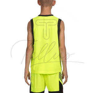 ชุดบาสเก็ตบอลเด็กมาใหม่ ระบายอากาศได้ดี ไซส์ใหญ่ คุณภาพสูง ผลิตจากโพลีเอสเตอร์/ผ้าฝ้าย สำหรับเด็ก ออกกำลังกาย ฤดูใบไม้ผลิ - Product Image 6