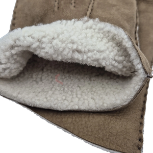 Custom Logo <b>Long</b> Split Cowhide Leather Work <b>Gloves</b> Winter Thermal Safety Heavy Duty Daily Use Manufacturer - Product Image 4