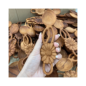 ชุดช้อนไม้หัตถกรรมวัสดุ: ไม้เนื้อแข็งผสม; ใช้: กระทะ nonstick การทำอาหาร; ที่มา: เวียดนาม, ฉลากส่วนตัว - Product Image 6