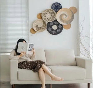 หญ้าทะเลตกแต่งผนังสไตล์โมเดิร์นขายส่งตกแต่งบ้านสำหรับตกแต่งบ้าน - Product Image 1