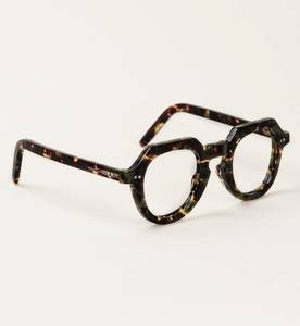 Monture de lunettes rétro faite à la main style écaille de tortue - Product Image 5
