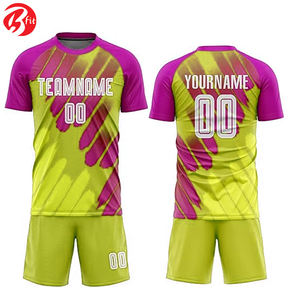 Ensemble de vêtements de football pour hommes à prix raisonnable Chemises et hauts à coupe automatisée à manches courtes Maillot de football pour adultes - Product Image 4