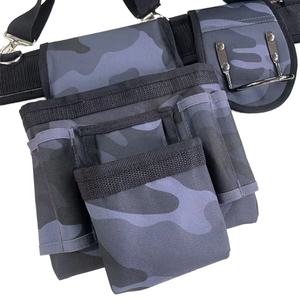 電気技師多機能ウエストポーチヘビーデューティーウエストツールベルトバッグ調整可能ストラップ付きカスタマイズ - Product Image 2