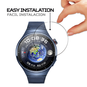 ANTISHOCK สำหรับหัวเว่ยวอทช์ 4 โปรฟิล์มกันรอยหน้าจอ อุปกรณ์เสริมระดับพรีเมียมเพื่อปกป้องจอแสดงผลของนาฬิกาของคุณ - Product Image 3