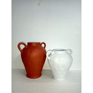 Ensemble de vases à bourgeons abstraits texturés uniques en gros, finition mate noire et blanche, vases décoratifs pour les événements de mariage, décoration de salon - Product Image 5