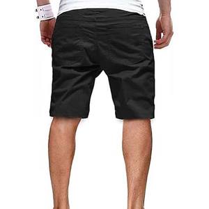 Pantalones cortos transpirables de verano para hombre al por mayor, pantalones deportivos informales de Color sólido para hombre, pantalones holgados de moda de cinco puntos para correr - Product Image 2