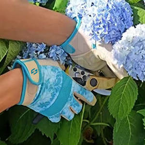 ถุงมือประกอบงานอเนกประสงค์ ทนทาน ผลิตจากหนังแพะ ผ้าทรินดา กันน้ำ กันลื่น ป้องกันการบาด ปรับขนาดข้อมือได้ - Product Image 5