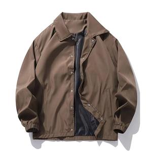 Coupe-vent léger à col rabattu Décontracté OEM Vente en gros Sports modernes Logo personnalisé Fabricant imperméable Vestes pour entraîneurs - Product Image 4