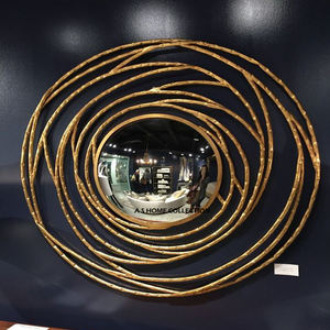 Caractéristique viable de forme circulaire étonnante décorative fixée au mur de miroir de mur de conception moderne d'hôtel de luxe - Product Image 6