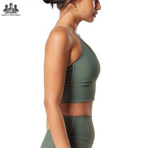 Sujetador Deportivo Ecológico Sin Costuras de Alta Sujeción con Diseño Personalizado para Mujer, Talla Grande, Transpirable, con Relleno Extraíble - Product Image 5