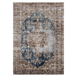 RUGS DEPOT LXDP-0039 Wholesale Multicolor Neutral Ethnic Kilim Digital Printed Machine Washable Chenille Area Rug Non <b>Slip</b> - Product Image 1