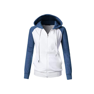 Sudadera Unisex con Capucha y Cierre de Cremallera, Manga Raglán, Color Sólido, Felpa Francesa, Estilo Casual para Otoño, Corte Regular - Product Image 4