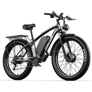 Bicicleta eléctrica de pasajeros EBYCCOS 24" C5PRO Peak 6000W más vendida, con motores duales de 52V 32AH - Product Image 1