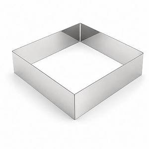 Square <b>Silicone</b> Cake Ring 19x19x5 Cm-Handmade Eco-Friendly Baking <b>Tool</b> - Product Image 1