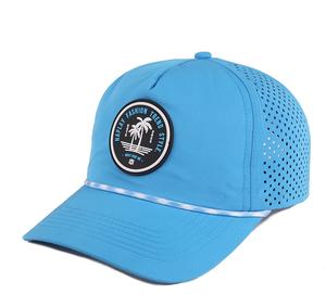 Venta al por mayor de alta calidad estructurada sombreros personalizados de 6 paneles de béisbol personalizado bordado logotipo gorra deportiva - Product Image 4