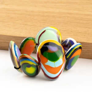 Branded Customized Top Quality Handcrafted Customized Color <b>Resin</b> Fashion Jewelry Strand Bracelet for Women From India. - Product Image 1