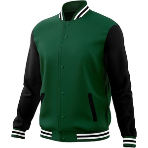 Veste de haute qualité pour hommes veste décontractée en gros avec broderie CollegeBaseballjacket pour hommes - Product Image 3
