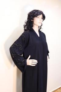 ชุดคลุมยาวสำหรับผู้ใหญ่ผ้าอาบายาสำหรับมุสลิมสีดำแบบดั้งเดิมสวยงาม2022ดูไบ - Product Image 2