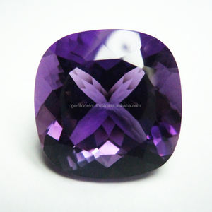Cojín de piedras preciosas de amatista natural Forma de marquesa ovalada Corte facetado Piedra preciosa suelta certificada de alta calidad para joyería OEM - Product Image 4