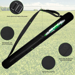Sac isotherme en néoprène pour 6 canettes de bière ou bouteilles de vin, avec logo personnalisé, pour extérieur, type tube de golf, 12 oz - Product Image 5