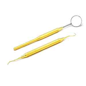 Kit de cuidado bucal Dental de acero inoxidable de 3 piezas de calidad superior, juego de herramientas dentales profesionales con espejo, escalador y pinzas - Product Image 5