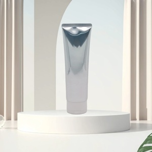 Tubes en plastique ronds personnalisés de <span class=keywords><strong>40</strong></span> <span class=keywords><strong>mm</strong></span> de diamètre, 10 ml, avec bouchon à rabat pour écran solaire, poudre libre, crème pour les yeux, fard à joues, emballage cosmétique - Product Image 4