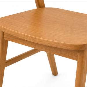 Ensemble de salle à manger rectangulaire en teck ARTERRA Premium, table de salle à manger moderne minimaliste avec chaises pour la maison, café - Product Image 5