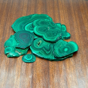 Piedra de cristal de malaquita pulida, piedra Natural curativa de cuarzo, Chakra, piedra preciosa suelta a granel, Reiki crudo - Product Image 3