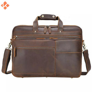 Porte-documents en cuir véritable de haute qualité imprimé sur mesure taille personnalisée avec fonction antivol pour un usage professionnel - Product Image 6