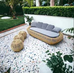 Muebles de exterior de ratán de calidad superior, juego de sofá moderno, juego de muebles de jardín de ratán a la venta - Product Image 5