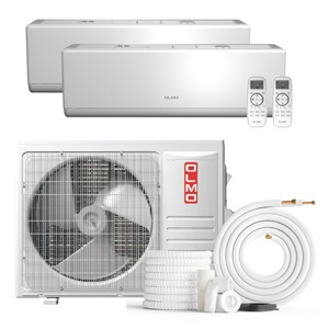 ราคาโรงงาน เครื่องปรับอากาศแบบแยกส่วน 2 โซน 18000 BTU ระบบทำความเย็นเร็ว เงียบ ประหยัดพลังงาน สำหรับบ้าน โรงแรม ขายส่ง - Product Image 6