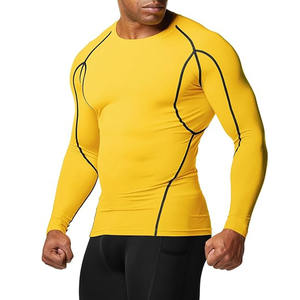 Rashguards haut de gamme personnalisés pour hommes Rashguards de compression à manches longues respirants sur mesure à vendre - Product Image 5