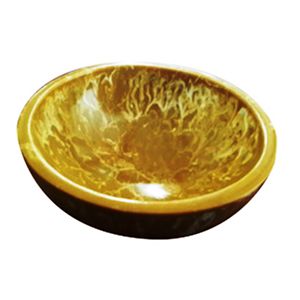 Bol à Résine pour le Rasage, Fabrication Artisanale, Poli, Écologique, Design Européen, Lavable au Lave-Vaisselle, Bol de Service Décoratif en Résine - Product Image 1