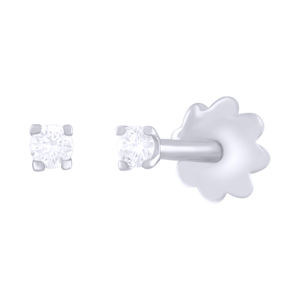 Pendientes de gota de diamante de oro de 18 quilates de moda para mujer para boda o fiesta accesorio de moda - Product Image 5