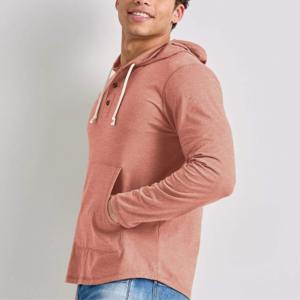 Alta calidad 380g sin cuerdas en Blanco polar gota hombro sudaderas con capucha hombres algodón pulóver venta al por mayor impresión personalizada bordado sudaderas con capucha - Product Image 2