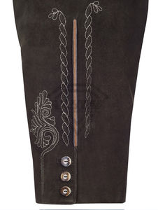 Hombres bávaro rodilla Lederhosen buen Material Pakistán hecho estilo único rodilla bávaro transpirable Lederhosen pantalones cortos para hombres - Product Image 5