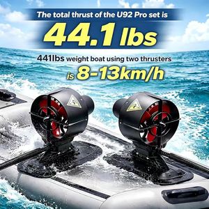 Moteur de propulseur sous-marin 24V U92 <span class=keywords><strong>Pro</strong></span> avec ESC intégré pour catamaran, vélo aquatique, kayak de pêche, bouée intelligente, <span class=keywords><strong>bateau</strong></span> de pêche - Product Image 4