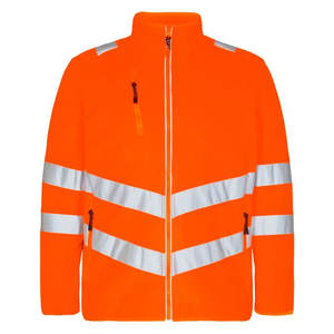 OEM Men High Visibility Working Safety Reflective <b>Tape</b> Work wear Construction <b>Security</b> Zipper Jackets - Product Image 5