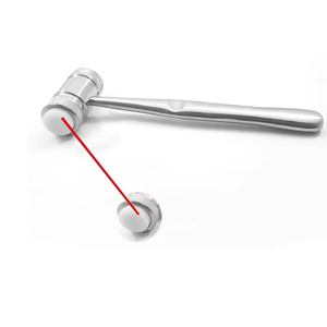 Procédures orthopédiques et dentaires Marteau à maillet chirurgical double face avec tête en nylon remplaçable en acier inoxydable - Product Image 1