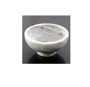 Bol en marbre pour accessoires de cuisine en gros, bol rond en pierre de marbre blanc pour ustensiles de cuisine de qualité Standard - Product Image 1
