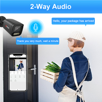 Caméra IP Poe 2K 4MP 20FPS Détection Humanoïde Capture Intelligente Surveillance Vidéo Sécurité Cctv Système Extérieur Maison