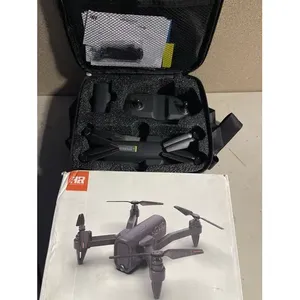 HR H6 Drone pliable FHD 1080p caméra 500m portée 5G WiFi Transmission d'image 100m télécommande stationnaire 2025 Kit de pack de mouches noires - Product Image 1