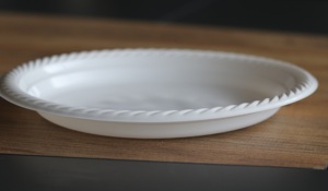 Alta calidad fuerte desechable 220mm 9 pulgadas PP redondo plano S modelo placas hogar utensilios de cocina vajilla HoReCa Monouse - Product Image 3