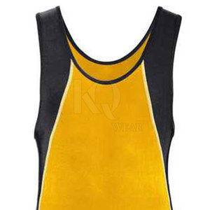 <b>Men</b> Casual Knitted Wrestling <b>Singlets</b> Stretchable Breathable Quick Dry <b>for</b> Daily Training Gym Practice Matches Competition Wear - Product Image 5
