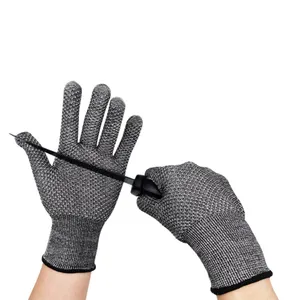 耐用防割手套高性能5级防护食品级防割手套，带定制包装