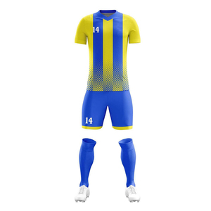 Maillots de football personnalisés en polyester 100% pour adultes et jeunes, ensembles complets de tenues de football, uniformes de football pour hommes et femmes - Product Image 2