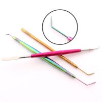 Outil de rehaussement de cils en gros avec brosse peigne, fournitures de rehaussement réutilisables, bâtonnet de permanente portable en belles couleurs