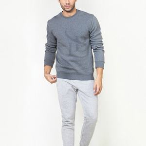 Men's O-Neck Winter Sweatshirt 100% Cotton <b>Thick</b> <b>Fleece</b> Heavyweight Design Customizable Embroidered Logo Solid Pattern XS Size - Product Image 4